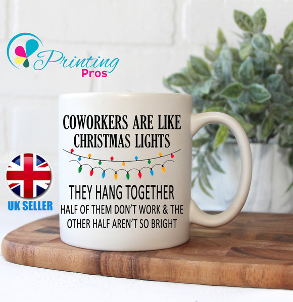 Co-Workers lights, Funny Birthday, Christmas, Secret Santa Gift, Novelty Gift