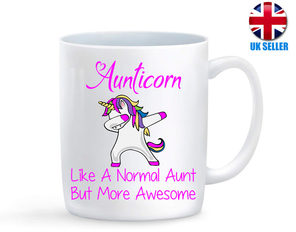 Aunticorn Like a Normal Aunt But More Awesome Mug Unicorn Lovers Funny Gift