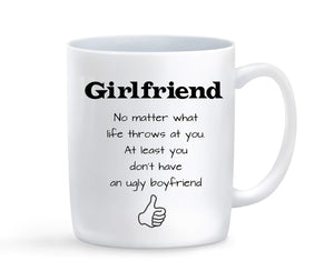 Girlfriend No Matter What Life Throws At You Mug - Baby Deals