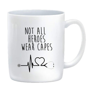 Not All Heros Wear Capes Key Worker Mug