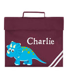 Personalised School Book Bag Dinosaur Childrens Boys Girls Any Name PE Kit Gift 3