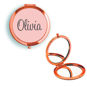 Compact Mirror Name Colours Rose Gold / Gold