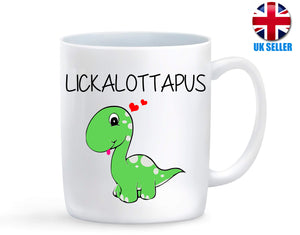 Lickalottapus Mug Gift For Lesbian LGBT Present Funny Gay Mugs Secret Santa Rude