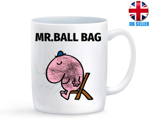 Mr Men Ballbag Personalised Mugs Funny Christmas Gifts Present Rude Secret Santa