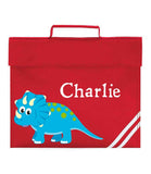 Personalised School Book Bag Dinosaur Childrens Boys Girls Any Name PE Kit Gift 3