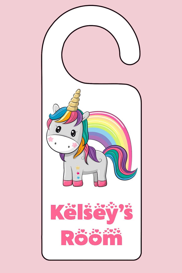 Unicorn Door Hanger