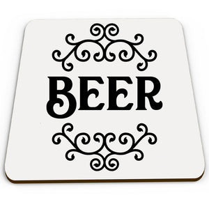 secret santa gift idea Beer coaster Christmas funny present joke