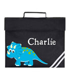 Personalised School Book Bag Dinosaur Childrens Boys Girls Any Name PE Kit Gift 3