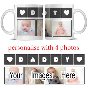 Personalised Daddy Photo Mug