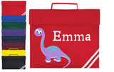 Personalised School Book Bag Dinosaur Childrens Boys Girls Any Name PE Kit Gift