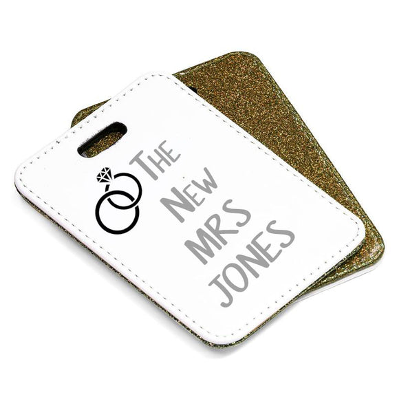 The New Mrs Personalised Luggage Tag