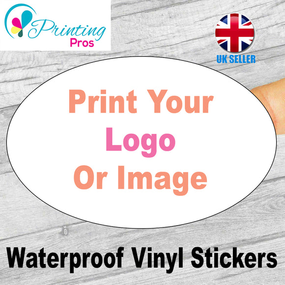 Custom Oval Logo Stickers/Labels Business Wedding Purchase