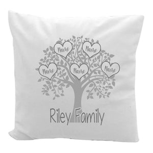 Family Tree Grey Cushion