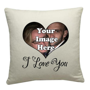 Personalised I Love You Photo Cushion