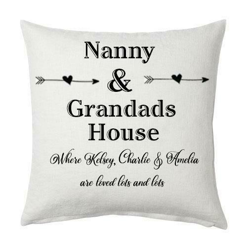 Nanny & Grandad's House Cushion