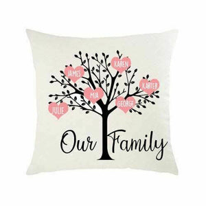 Personalised Family Tree Cushion