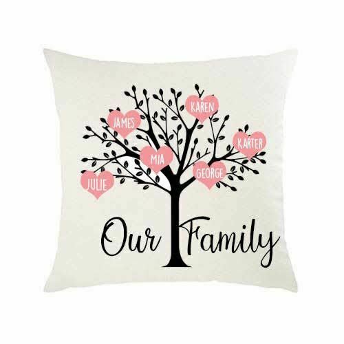 Personalised Family Tree Cushion