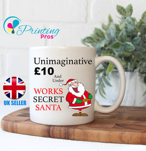 Secret Santa Gift Present Idea funny mug great work gift christmas