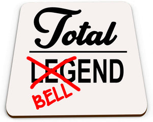 secret santa gift idea Total Legend Bell coaster naughty rude funny present joke