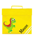 Personalised School Book Bag Dinosaur Childrens Boys Girls Any Name PE Kit Gift 2