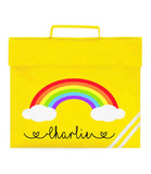 Personalised Book Bag Childrens Rainbow Any Name Back To School Kids PE Kit